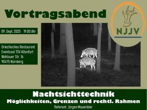 Mehr über den Artikel erfahren (NJJV) Vortrag Nachtsichttechnik
